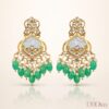 Elegant designer chandelier earrings with intricate detailing