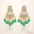 Elegant designer chandelier earrings with intricate detailing