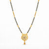 Royal Floral Moon Crystal Mangalsutra Necklace