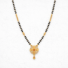 Radiant Sunburst Ruby Mangalsutra Necklace