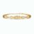 Elegant Geometric Crystal Gold Plated Bracelet for Women