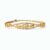 Elegant Floral Crystal Gold Plated Bracelet for Women