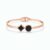 Modern Geometric Rose Gold Bracelet for Women