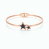 Elegant Star Design Rose Gold Bracelet for Women
