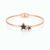 Elegant Star Design Rose Gold Bracelet for Women