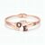 Stylish Rose Gold LOVE Charm Bracelet for Women