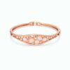 Elegant Rose Gold Crystal & Opal Stone Bracelet for Women
