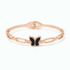Elegant Rose Gold Butterfly Bracelet for Women