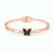 Elegant Rose Gold Butterfly Bracelet for Women