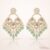 Elegant crystal chandelier earrings for women