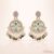 Luxury chandelier earrings with intricate stone detailing