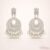 Pearl Chandbali Earrings with intricate design and pearl drops for women